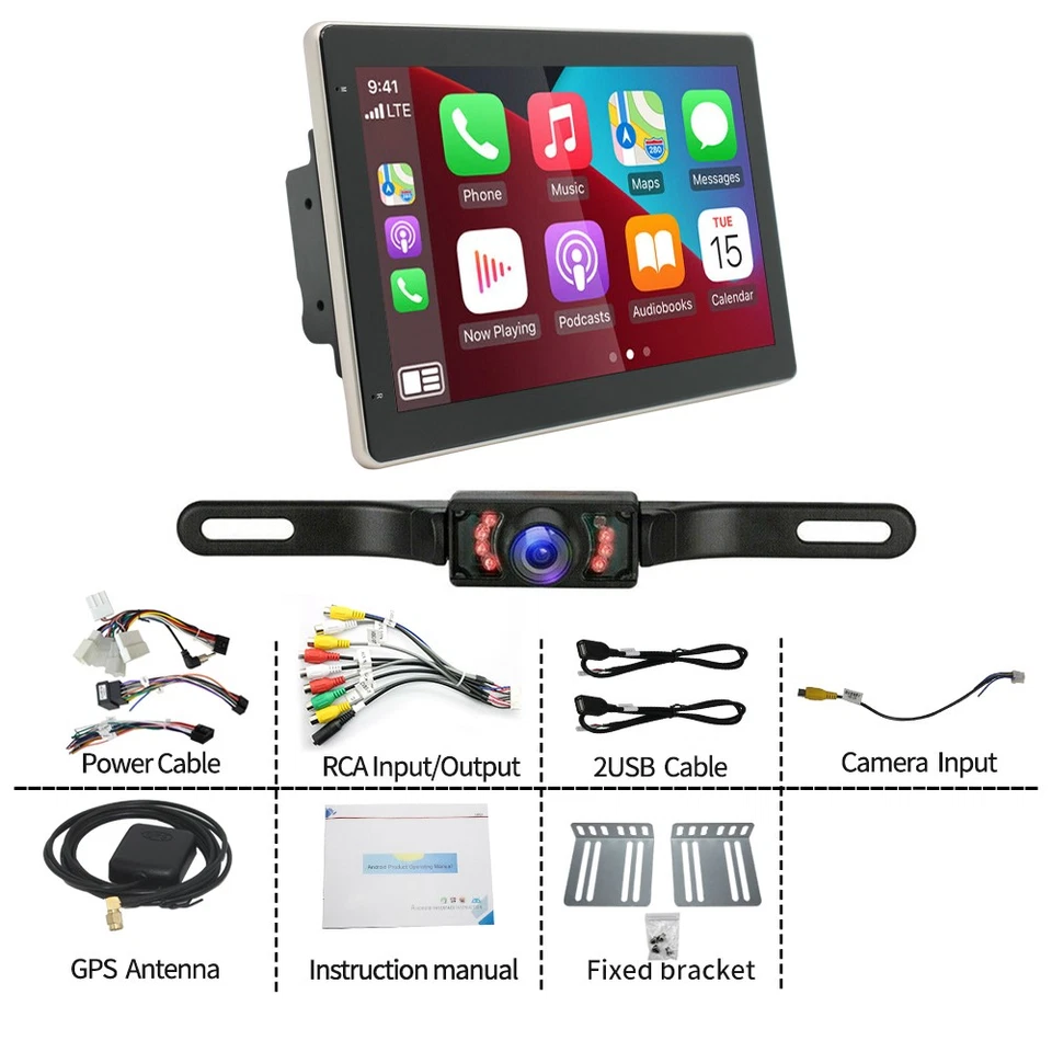 10.1"Car Radio For Lincoln Navigator 2008-2014 Rotated Android 14 Carplay Stereo - Image 4 of 4
