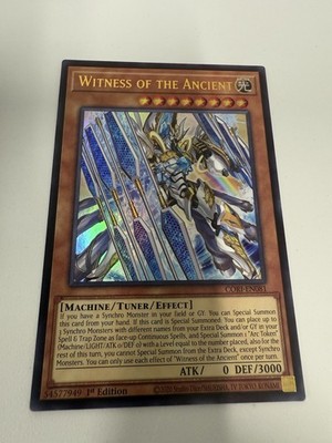 1X Witness of the Ancient Ultra Rare CORI-EN081 presale ships 7/3