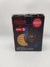 Netflix Stranger Things Dash Limited Edition MINI WAFFLE MAKER Ceramic Nonstick