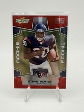 2008 Score Steve Slaton Rookie Red Zone Foil  Parallel /30 Texans RC #392