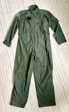 USAF USGI CWU-27/P Nomex Flight Suit Aviator Pilot Jumpsuit Coveralls 46L