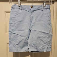 Vineyard Vines Chino Shorts Youth Boys Size 10 Blue Flat Front Adjustable Waist