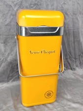 VEUVE CLICQUOT Champagne Cooler Tin with Handle - Yellow - Limited Edition 