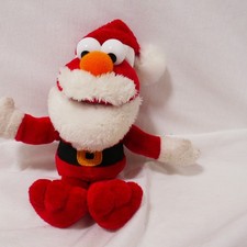 Sesame Street Gund 2010 Elmo in Santa Claus Suit Plush Toy 6.5" Tall