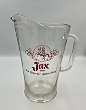 VINTAGE LOUISIANA  JAX BEER PITCHER RARE COUNTRY  STORE ITEM MINT CONDITION