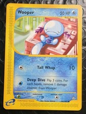 Pokemon TCG Wooper 66/147 Aquapolis 2002 ereader on eBay