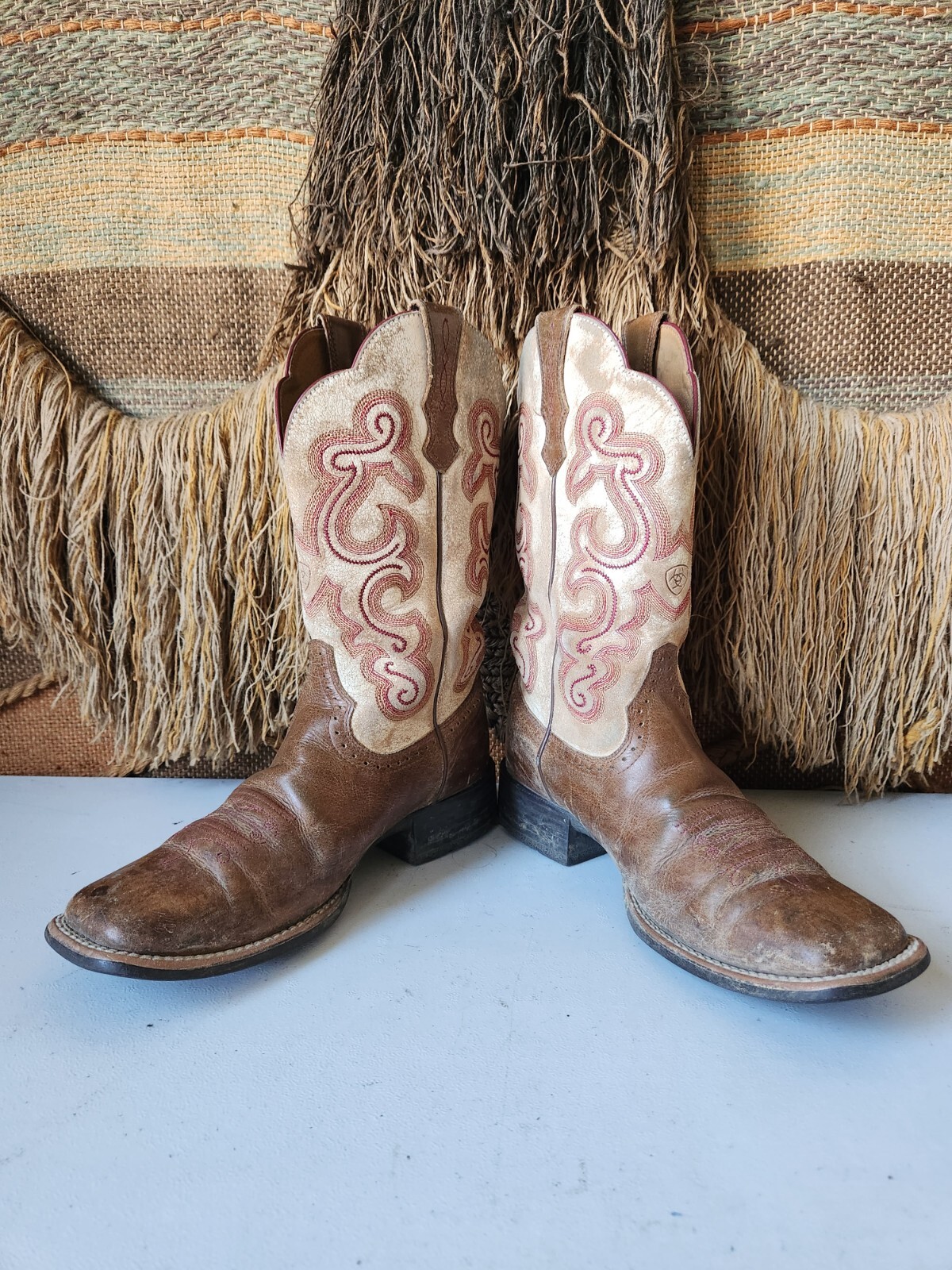 Ariat  Quickdraw 11"  Distressed Square Toe Cowbo… - image 4