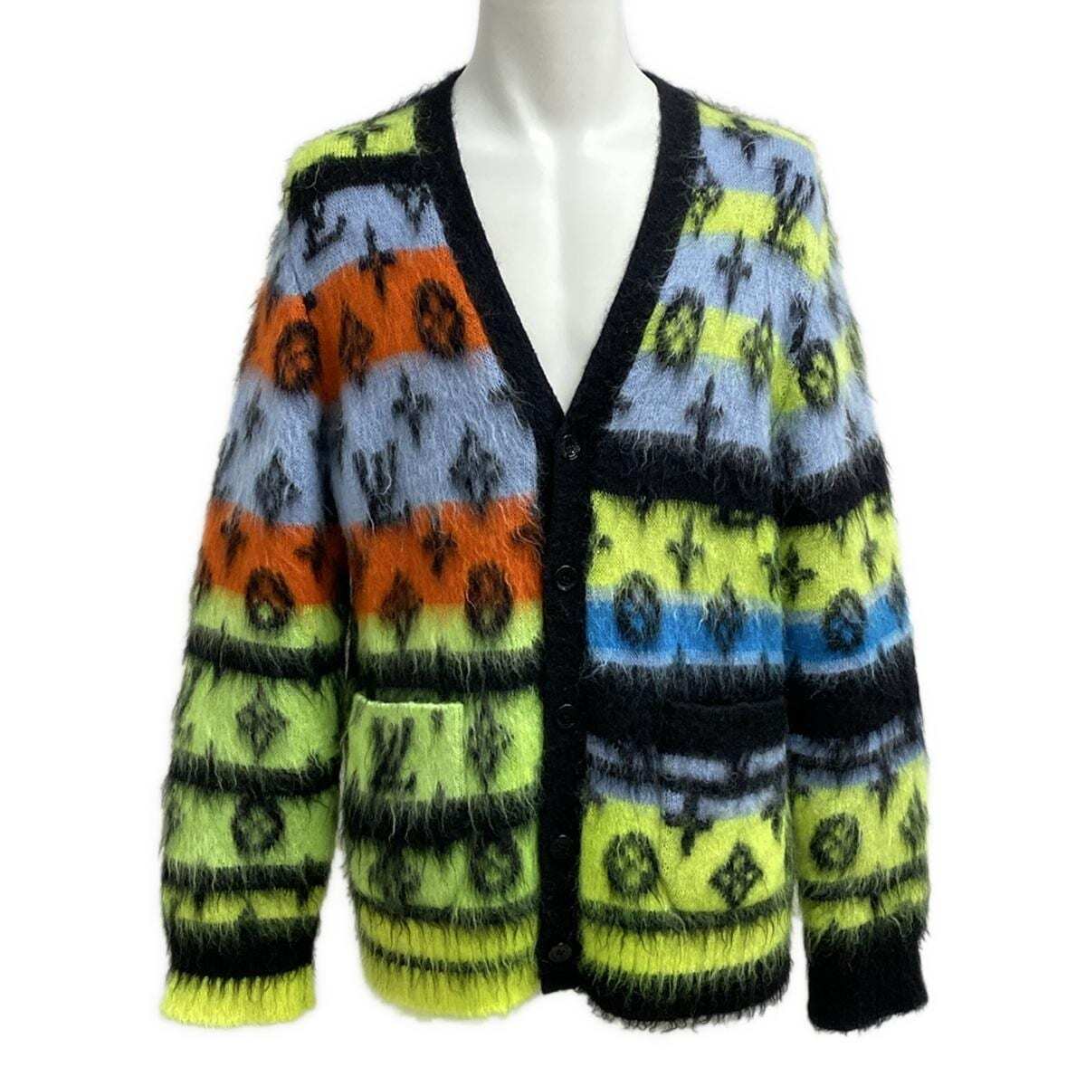 Auth LOUIS VUITTON - 1AA53J Multi Cardigan Mohair, nylon | eBay Auth LOUIS VUITTON - 1AA53J Multi Cardigan Mohair, nylon | eBay