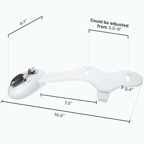 Toilet Bidet Seat Spray Hygiene Water Wash Clean Sanitation Bathroom Attachment - Picture 2 of 8