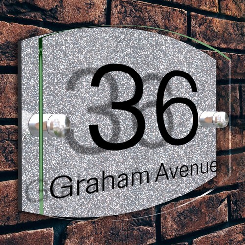 Door Sign House Numbers UV Printed Custom House Numbers Address Plaques Plate - Picture 11 of 11