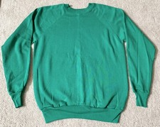 Vintage Pannill Sweatshirt Green Mens Size X-Large Crewneck USA Made