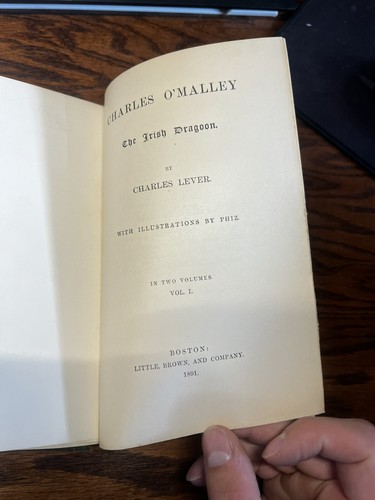 Charles O’Malley The Irish Dragoon 1903 Vol 1 - Foto 6 di 9