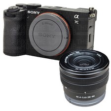 Sony a7C II Mirrorless Camera with 28-60mm Lens Black - ILCE-7CM2L/B