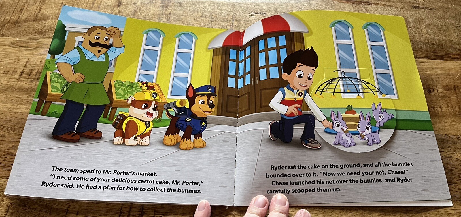 Paw Patrol “The Pups Save the Bunnies” Pictureback Lift the Flap Book ...
