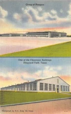 Hangars, Classroom Buildings SHEPPARD FIELD, TX Army Military Vintage Postcard