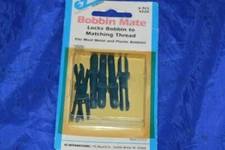BOBBIN MATE 6 PCS LOCK BOBBIN TO MATCHING THREAD FIT MOST METAL & PLASTIC BOBBIN