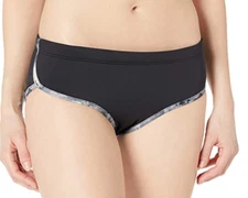 TYR Women Verona Zola Ultra-Lite Swim Hipkini Bottom Black Size M 00680