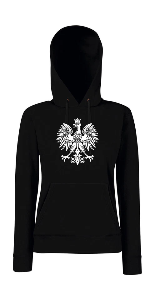 Polska Adler Wappen Logo I Fun I Lustig I Sprüche  Girlie Kapuzenpullover  - Bild 1 von 1