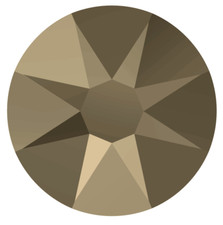 METALLIC LIGHT GOLD 20ss 5mm IHC Austrian Crystal Flatback Rhinestones 144 pcs