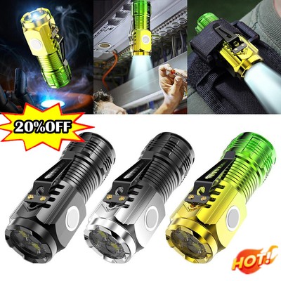 Three-Eyed Mini Flashlight Flash Super Power Waterproof Outdoor 2025Best