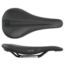 WTB Silverado 265 Bike Bicycle Saddle Seat Titanium Rails Medium 142mm Black