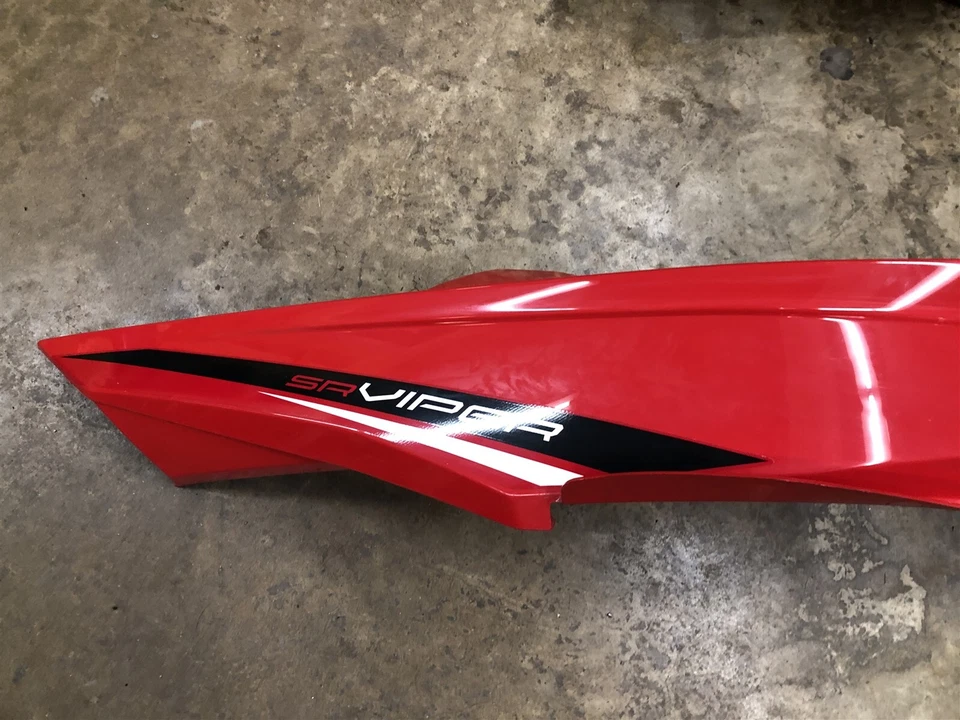 Yamaha SR Viper XTX MTX 141 14 15 16 OEM capó izquierdo panel cubierta rojo Foto 3 de 4