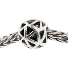 Authentic Trollbeads Sterling Silver 11205 Triangles :0 RETIRED