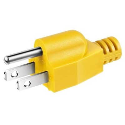 Neutral Ground Bonding Plug for Portable Inverter Generator, Grounding 1 Yellow