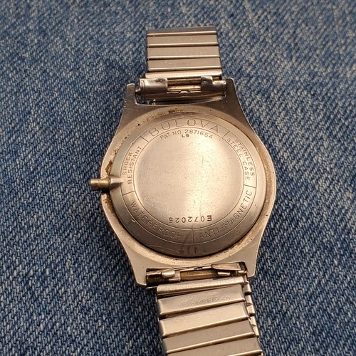 Vintage 1960's Bulova SURF KING SVP MECHANICAL HANDWIND SWISS Watch FOR PARTS - Picture 5 of 10