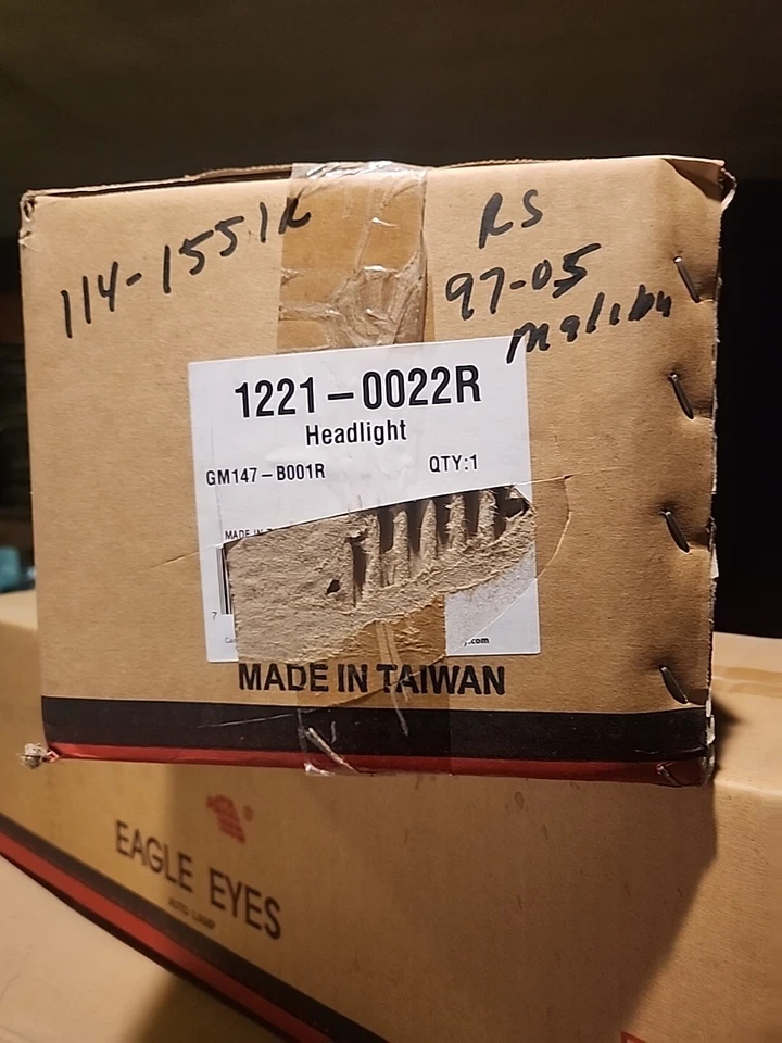 Faro lado pasajero para 97-05 Chevrolet Malibu Classic Oldsmobile Cutlass Foto 3 de 3