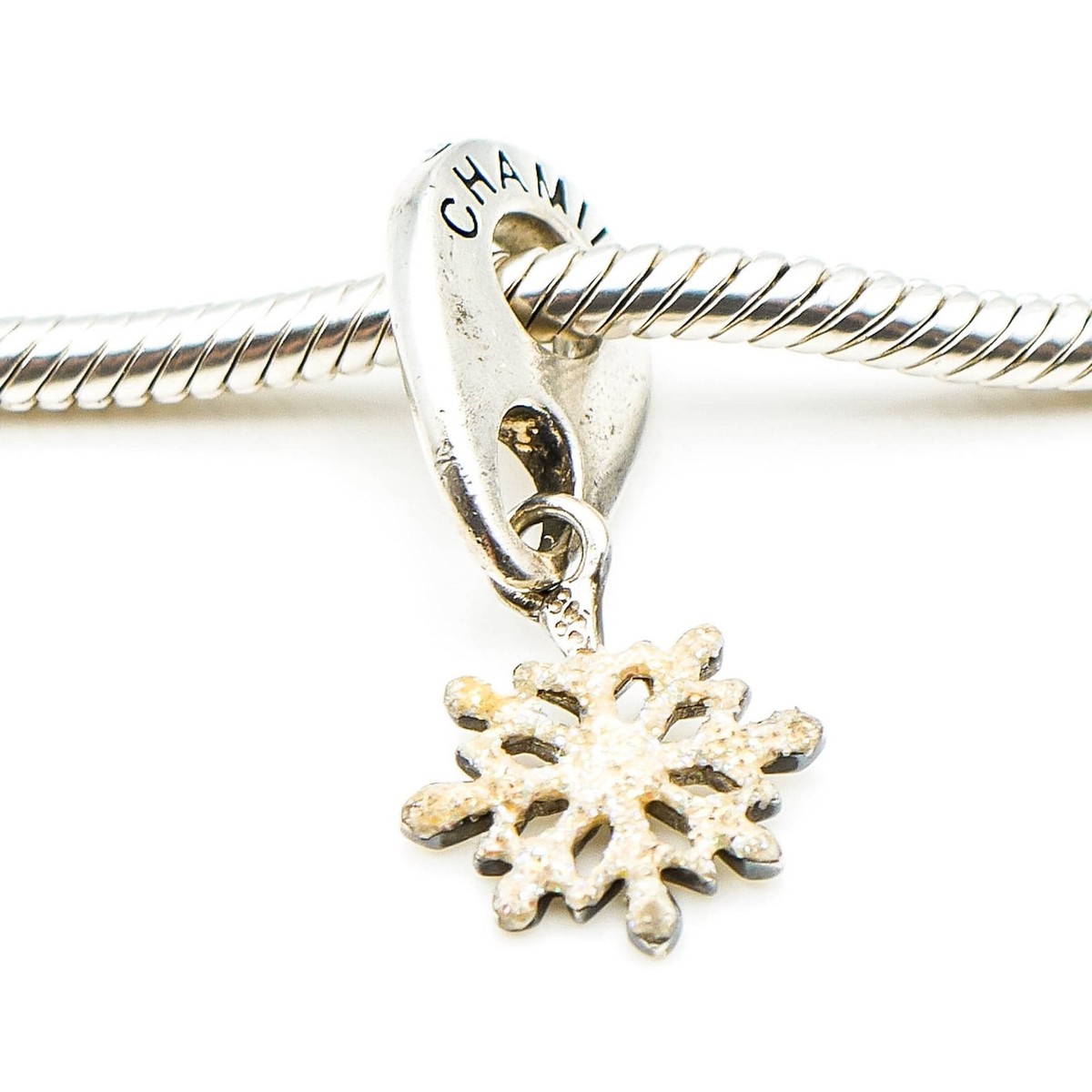 Pandora Charm Chamilia Snowflake Charm CHAMILIA Snowflake Sterling