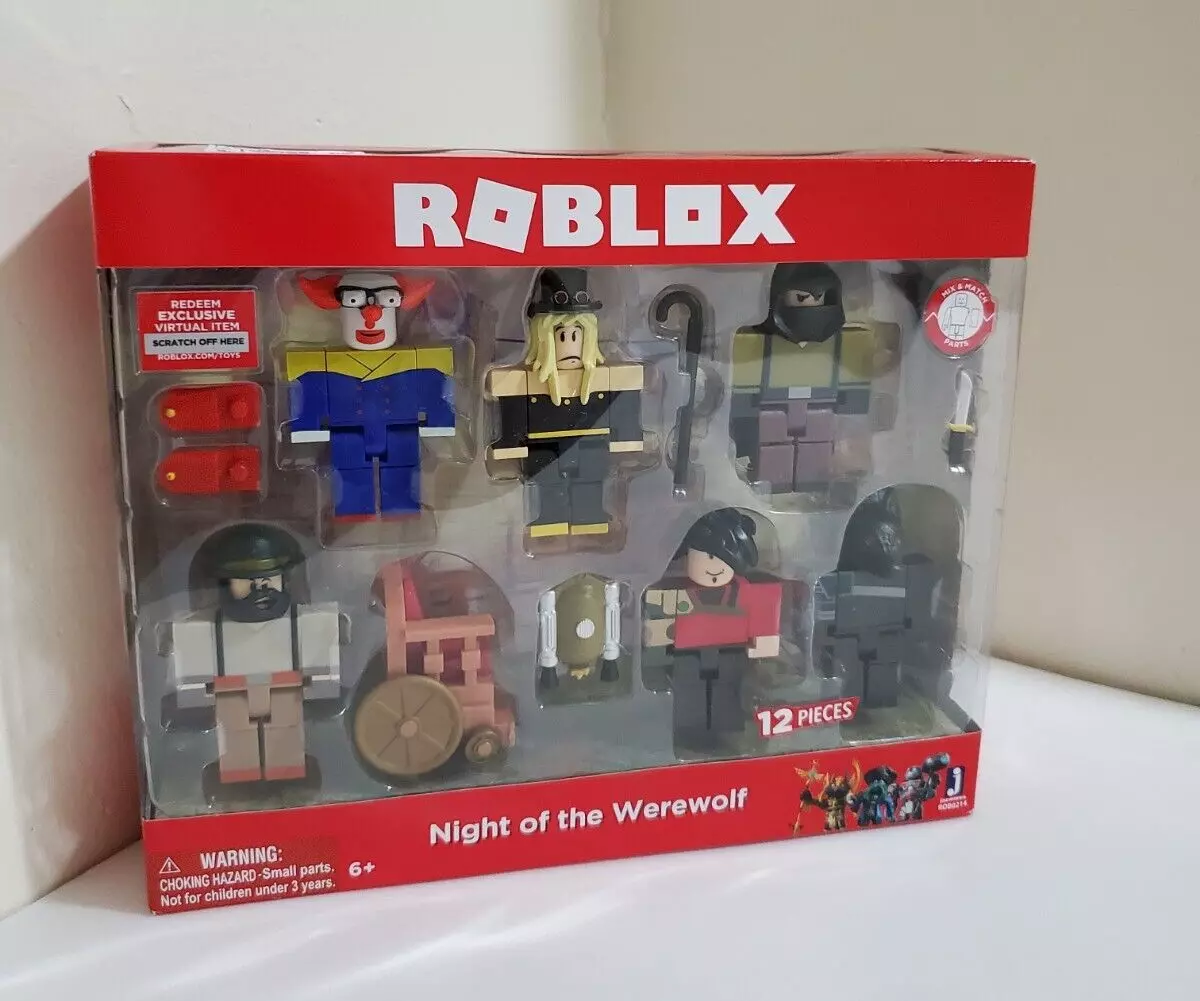 Roblox Night Of The Werewolf Playset Age 6+ Jazwares 12 Pcs Set