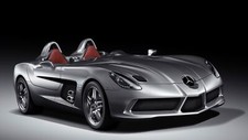 Cars stirling mercedes benz slr Desk Mat Stitched