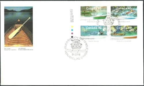 🍁Canada   #1320a LLpb   "PLEASURE CRAFTS"   Brand New  1991  First Day Cover