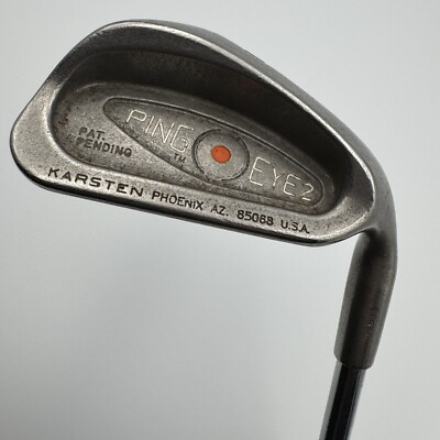 Ping Eye 2 Orange Dot 9 Iron RH Steel ZZ Lite Shaft Rare Pat Pending Model