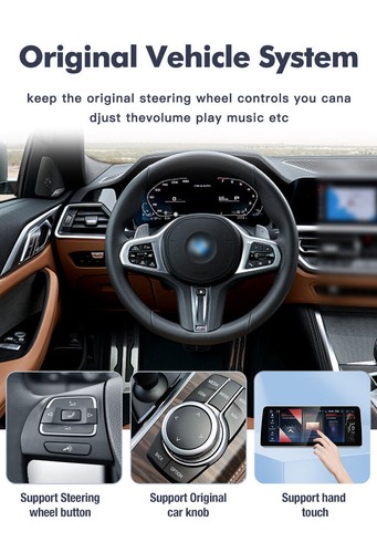 12.3" Android 13 Screen Carplay Car Stereo Wifi GPS For BMW 5 Series F10 F11 NBT - Picture 8 of 13