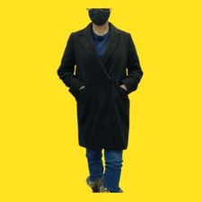 Topshop Coat, Discreet Button Popper Fastening, Split Cuffs, Zip Pockets, Uk 12