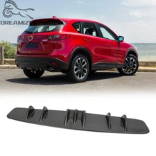 Carbon Fiber Rear Bumper Lip Diffuser 7 Wing Spoiler For Mazda CX-5 CX-3 CX-9