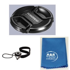 Yongnuo Front lens cap fits 50mm 35mm Nikon cover Protector 100mm 85mm 40mm 58m