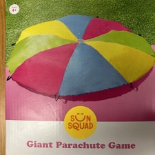 Sun Squad Giant Parachute Game with Handles Home School Daycare Outdoor Play