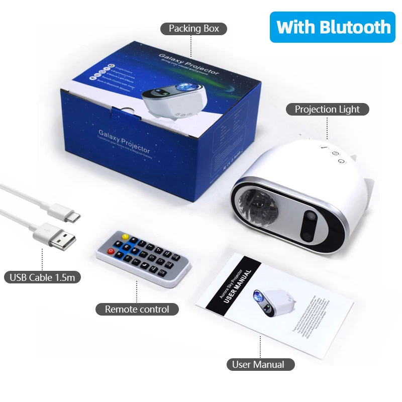Aurora Borealis Starlight Projectors LED Galaxy Star Atmosphere Galaxy Night