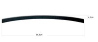 OmniPower® Ladekantenschutz Schwarz FüR Nissan Qashqai SUV Typ:J11 2013-
