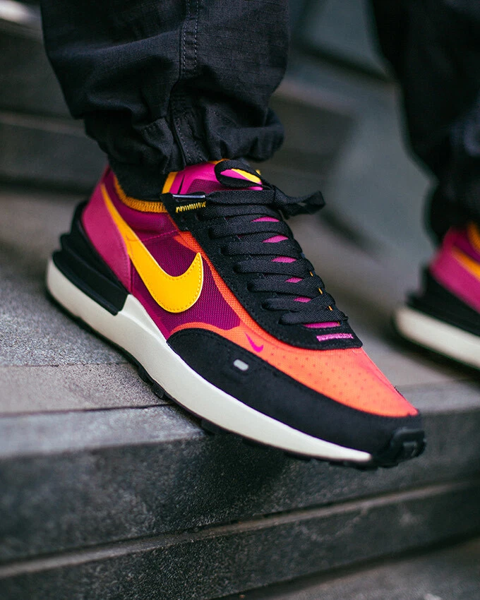 nike waffle rosas