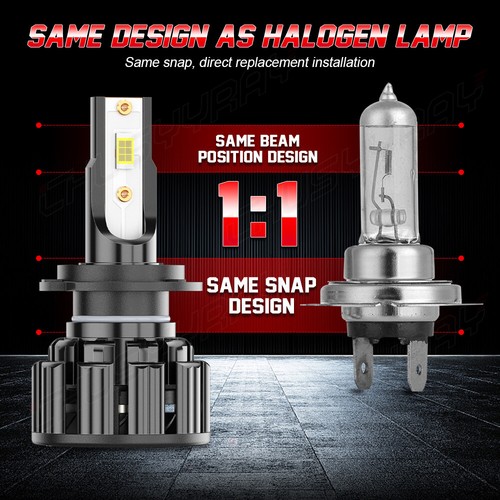 FOR Honda CBR300R 2015-2022 2X H7 Motorcycle 6000K LED Headlight Bulbs White - Bild 4 von 12