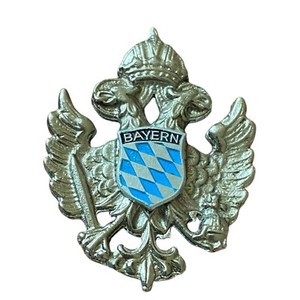 Bayern Bavaria Germany Coat Of Arms Lapel Pin Brooch Shield Double Head Eagle