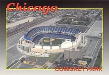 Chicago White Sox Comiskey  Baseball Aerial Field Stadium Unused Large Postcard