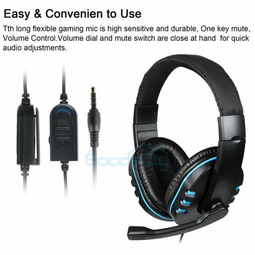 2022 Stereo Bass Surround Gaming Headset for PS4 New Xbox One PC with Mic - Picture 32 of 35