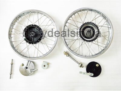 19'' Complete Wheel Rim Pair BSA For Enfield