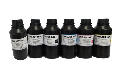6x250ml ND  Premium Led UV Curable ink for DX5 DX7 Printhead printer