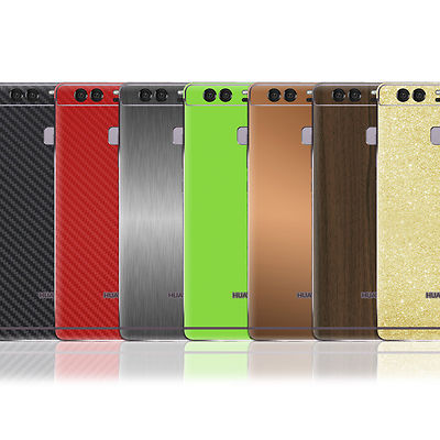 Textured Skin Sticker For HUAWEI P9  Wrap Cover Carbon Matt Metal Wood Leather